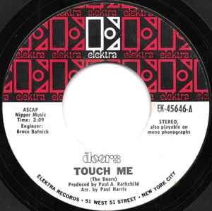 The Doors – Touch Me / Wild Child (1968, Pitman Pressing, Vinyl) - Discogs