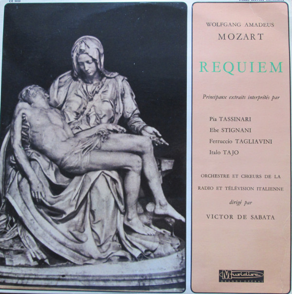 lataa albumi Wolfgang Amadeus Mozart, Orchestra Sinfonica Di Torino Della RAI, Victor De Sabata - RequiemEn Re Mineur KV 626
