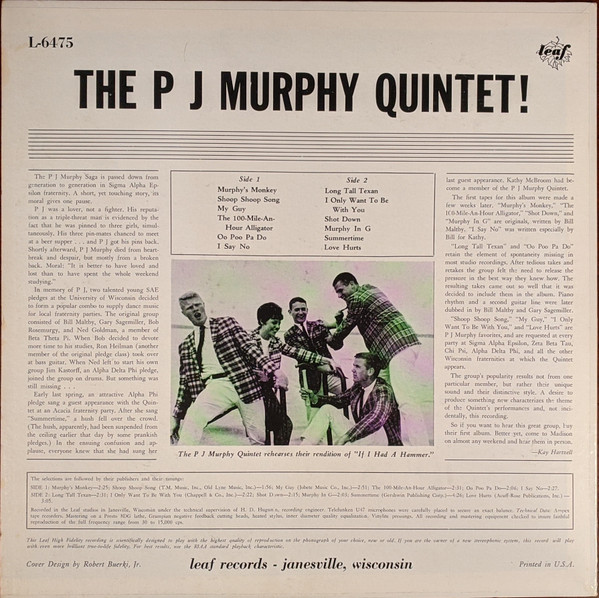 lataa albumi The P J Murphy Quintet - The P J Murphy Quintet