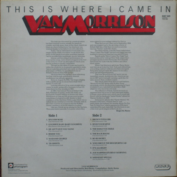 baixar álbum Van Morrison - This Is Where I Came In