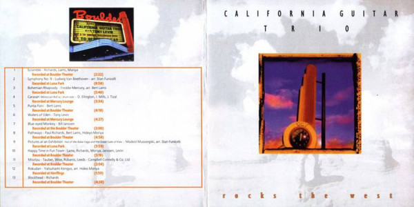 last ned album California Guitar Trio - Rocks The West
