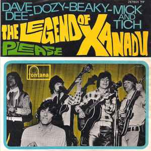 Dave Dee, Dozy, Beaky, Mick & Tich - The Legend Of Xanadu album cover