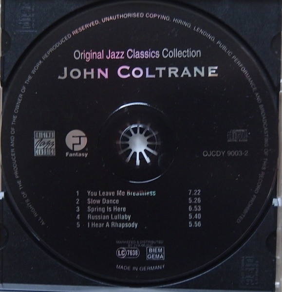 last ned album John Coltrane - Original Jazz Classics Collection