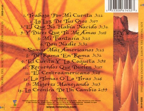 lataa albumi Los Tigres Del Norte - Uniendo Fronteras