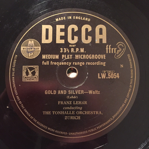 Album herunterladen Franz Lehár, The Tonhalle Orchestra, Zürich - The Merry Widow Gold and Silver