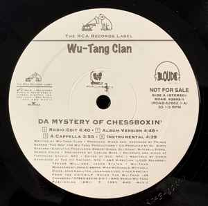 WU-TANG CLAN - C.R.E.A.M. / DA MYSTERY OF CHESSBOXIN - HIP HOP RAP SINGLE