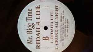 Mr. Bigg Time - Ridah 4 Life album cover