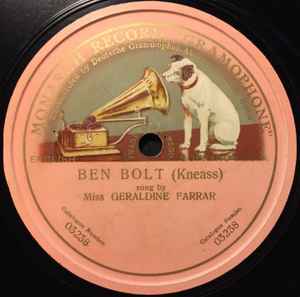 Geraldine Farrar - Ben Bolt album cover