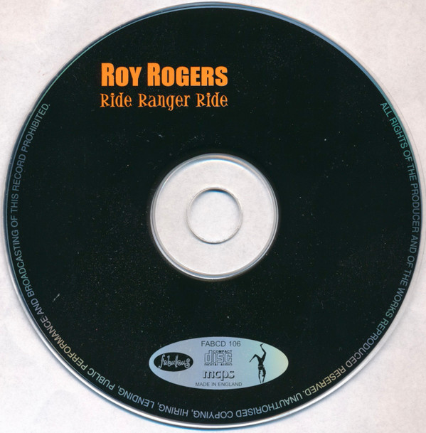 télécharger l'album Roy Rogers - Ride Ranger Ride