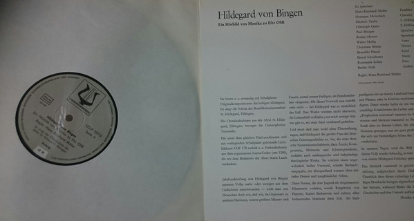 descargar álbum Hildegard Von Bingen, Monika Zu Eltz OSB - Hildegard Von Bingen Ein Hörbild