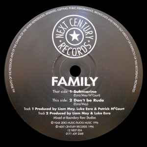 Family (3) - Submarine / Don't Be Rude album cover