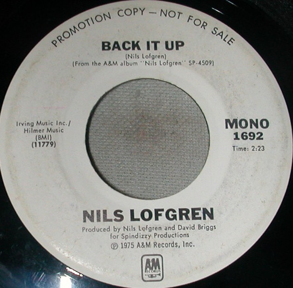 baixar álbum Nils Lofgren - Back It Up