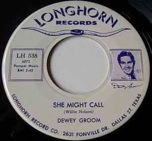 Dewey Groom - Think Of Me (I'll Be Thinking Of You) / She Might Call album cover
