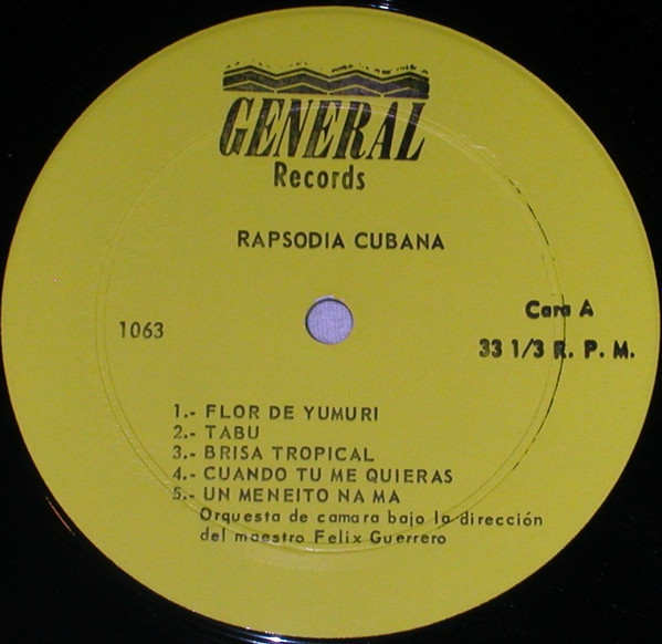 descargar álbum Orquesta de Camara Baja La Direccion Del Maestro Felix Guerrero - Rapsodia Cubana