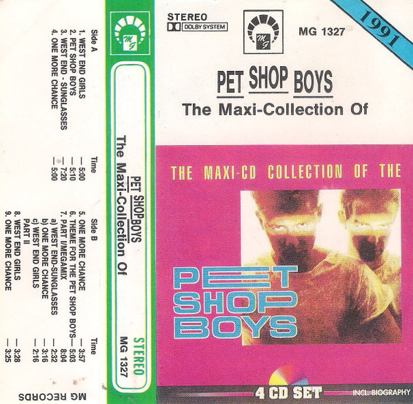 Pet Shop Boys – The Maxi-CD Collection Of The Pet Shop Boys (1991 