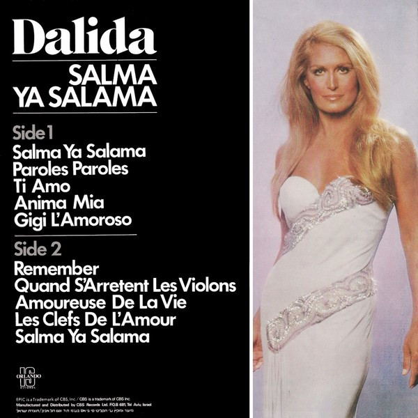 descargar álbum Dalida - Salma Ya Salama Greatest Hits