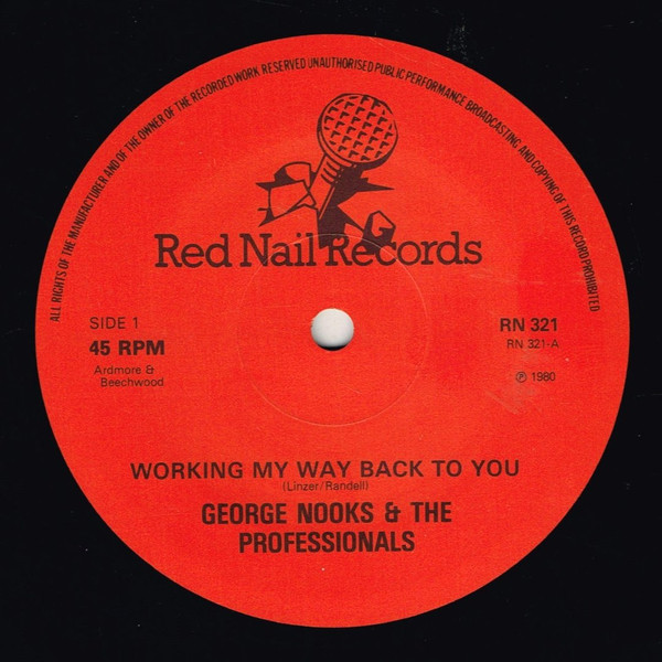 George Nooks - Working My Way Back To You | Releases | Discogs