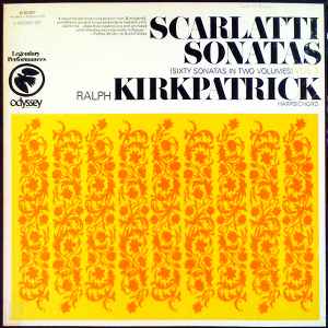 Domenico Scarlatti - Sixty Sonatas In Two Volumes, Volume 1 album cover