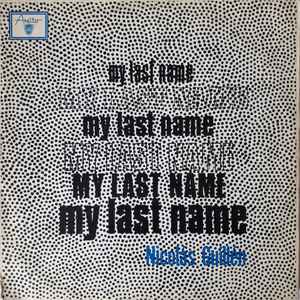 Nicolás Guillén - My Last Name album cover
