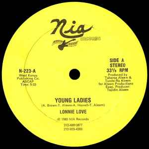 Lonnie Love - Young Ladies: 12