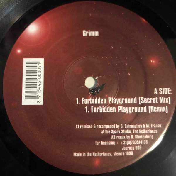 Grimm – Forbidden Playground (Remixes) (1998, Vinyl) - Discogs