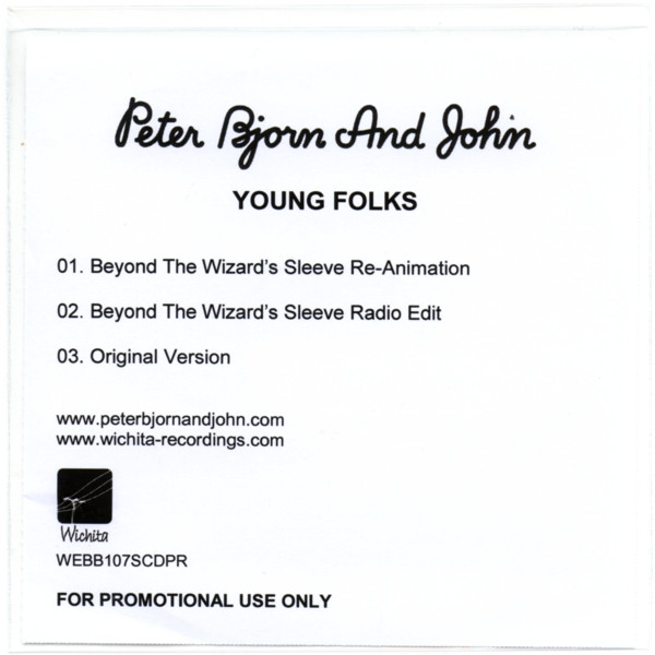 Peter Bjorn And John – Young Folks (2006, CDr) - Discogs