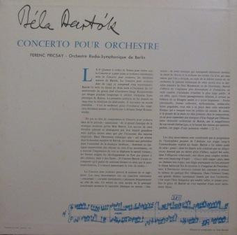 descargar álbum Bela Bartok Orchestre RadioSymphonique de Berlin Ferenc Fricsay - Concerto Pour Orchestre