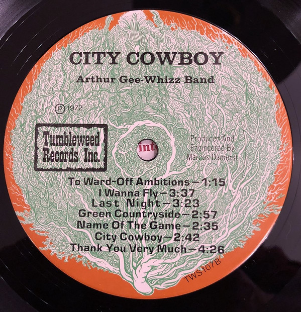 descargar álbum Arthur GeeWhizz Band - City Cowboy