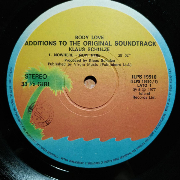baixar álbum Klaus Schulze - Body Love Additions To The Original Soundtrack