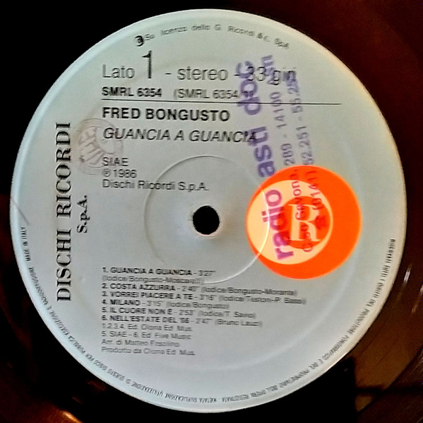 lataa albumi Fred Bongusto - Guancia A Guancia