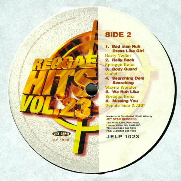 Various - Reggae Hits Vol.23 | Jet Star (JELP 1023) - 4