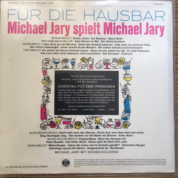 baixar álbum Michael Jary - Michael Jary Spielt Michael Jary Für Die Hausbar