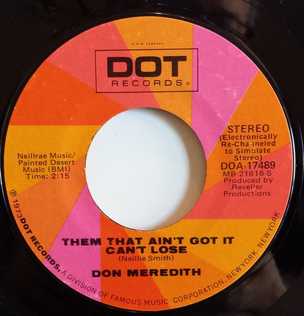 last ned album Don Meredith - Travelin Man