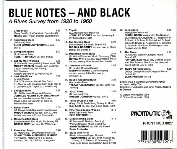 ladda ner album Various - Blue Notes And Black