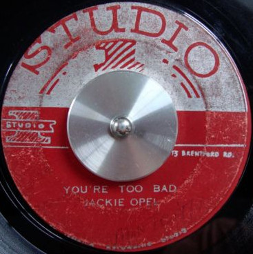 Jackie Opel - You're Too Bad | Releases | Discogs