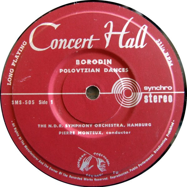 lataa albumi Borodin SymphonieOrchester Des Norddeutchen Rundfunks, Hamburg, Pierre Monteux - Polowetzer Tänze