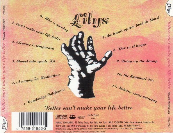 Lilys – Better Can't Make Your Life Better (1998, Cassette) - Discogs