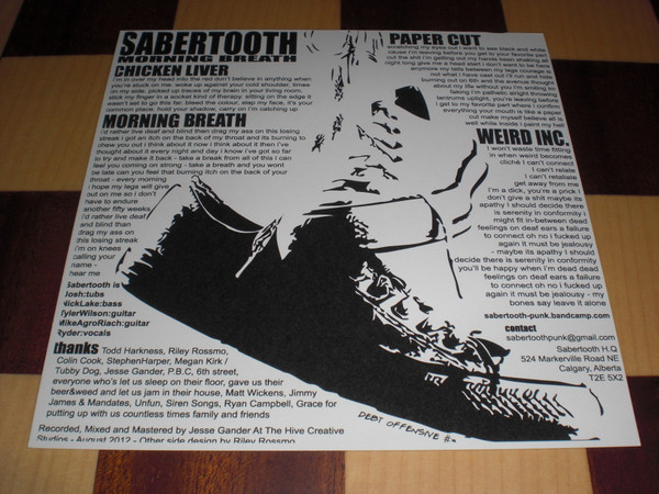 lataa albumi Sabertooth - Morning Breath