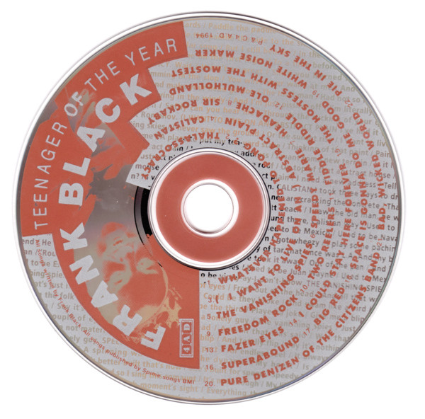 Frank Black – Teenager Of The Year (1994, CD) - Discogs