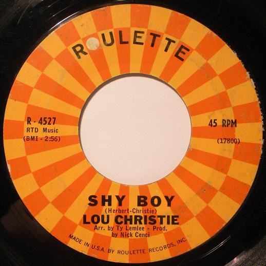 Album herunterladen Download Lou Christie - Shy Boy album