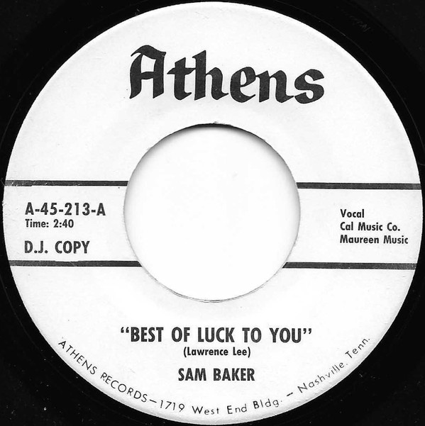 last ned album Sam Baker - Best Of Luck To You The Bump