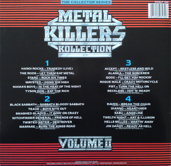 baixar álbum Various - Metal Killers Kollection Volume II