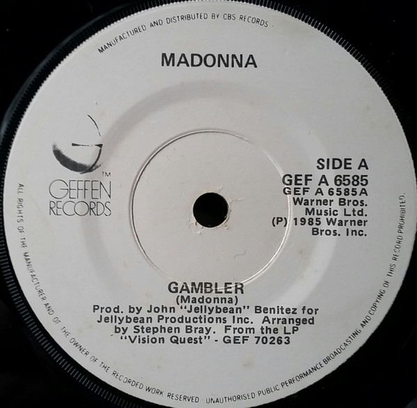 Madonna - Gambler | Releases | Discogs