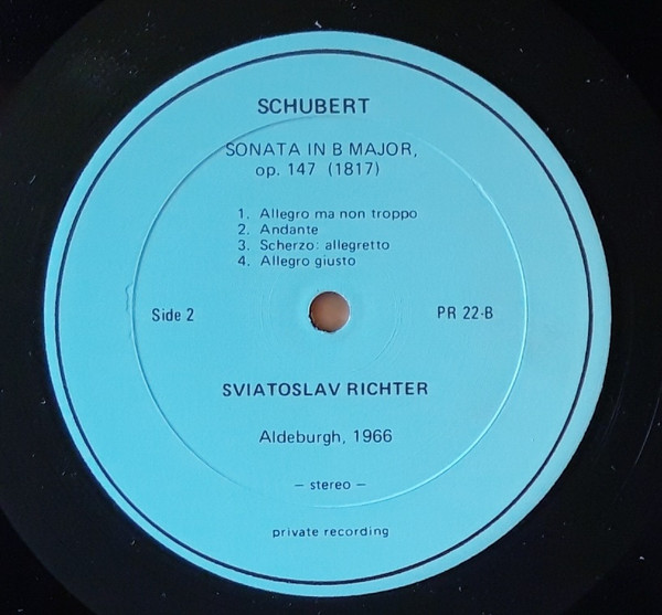 télécharger l'album Weber, Schubert, Sviatoslav Richter - Sonata 3 op49 Sonata in B op147