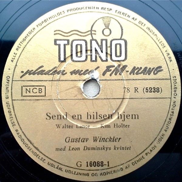 descargar álbum Gustav Winckler Med Leon Duminskys Kvintet - Send En Hilsen Hjem Med Guitar Banjo Og Mandolin