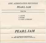 Pearl Jam – Alive (1991, Poster Sleeve, Vinyl) - Discogs