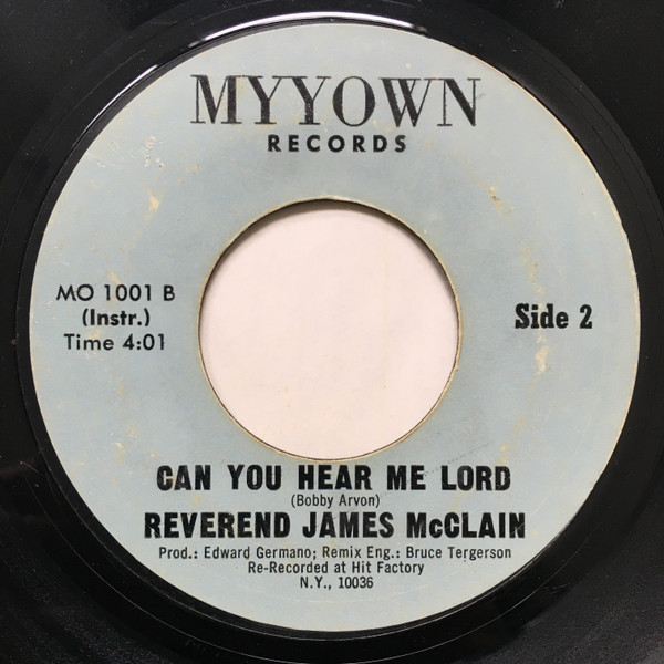 baixar álbum Reverend James McClain - Can You Hear Me Lord Can You Hear Me Lord Instr