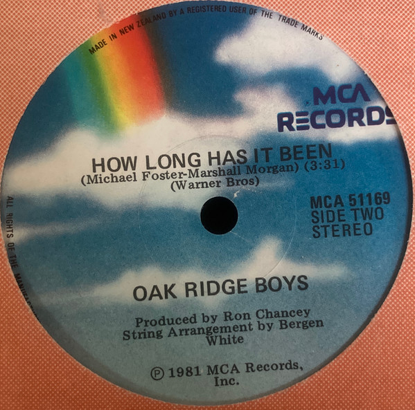 The Oak Ridge Boys – Fancy Free / How Long Has It Been (1981