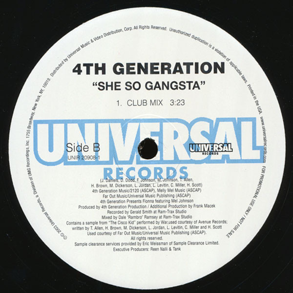 baixar álbum 4th Generation - She So Gangsta