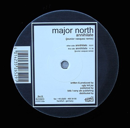 Major North – Annihilate (2002, Stickered, Vinyl) - Discogs